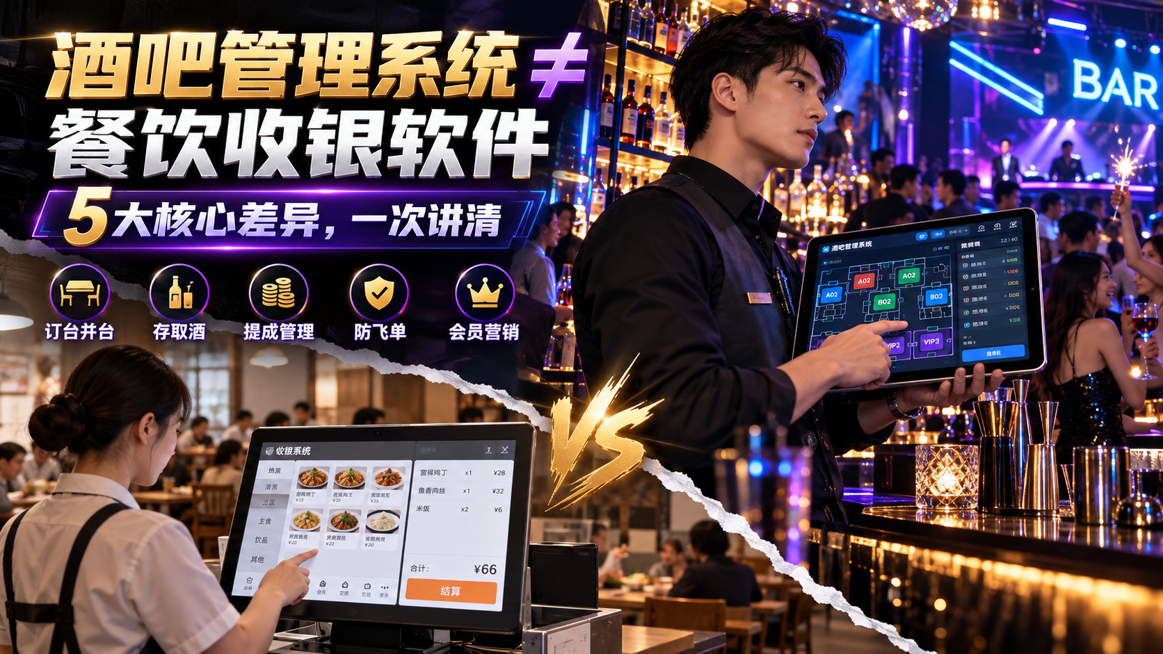 酒吧管理系统和普通餐饮收银软件是一回事吗? 酒吧管理系统和普通餐饮收银软件是一回事吗?